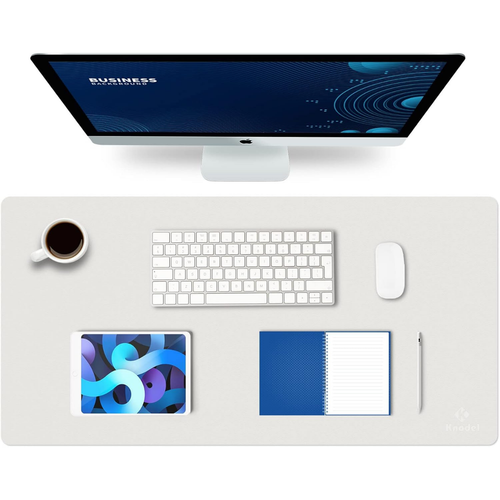Elvoryx TitanDesk™ Premium Leather Desk Mat
