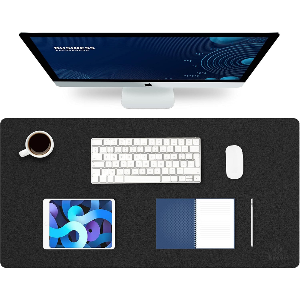 Elvoryx TitanDesk™ Premium Leather Desk Mat